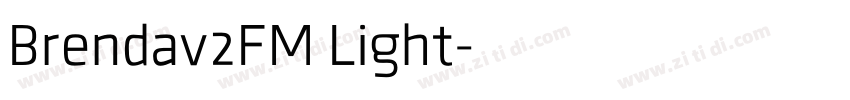 Brendav2FM Light字体转换
